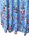 OMEYA WL Women's Summer Casual Loose Mini Dress Print Pleated Sleeveless Sundress A-Line Beach Dresses (L, Blue)