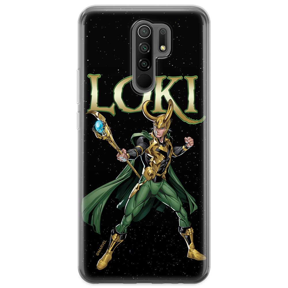 ERT GROUP mobile phone case for Xiaomi REDMI 9 original and officially Licensed Marvel pattern Loki 002 optimally adapted to the shape of the mobile phone, case made of TPU