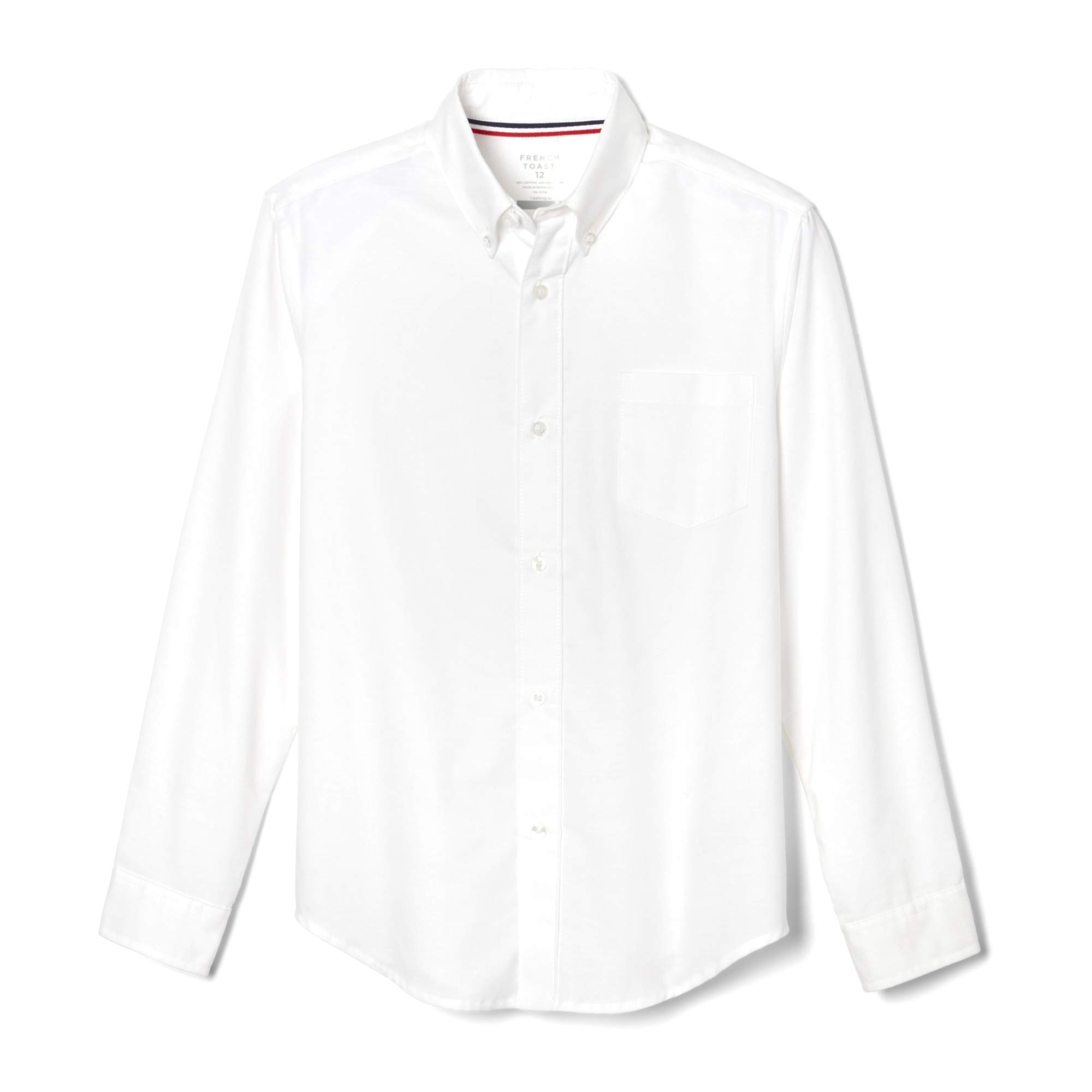 French Toast Boys&amp;#39; Long Sleeve Oxford Shirt (Standard &amp; Husky)