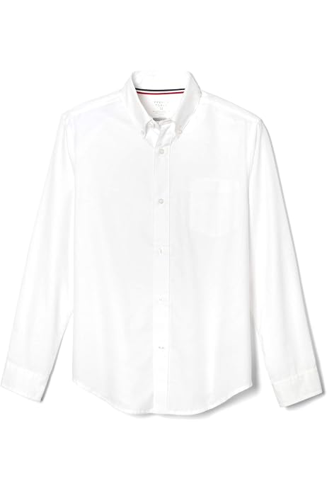 French Toast White Boys Long Sleeve Classic Dress Shirt