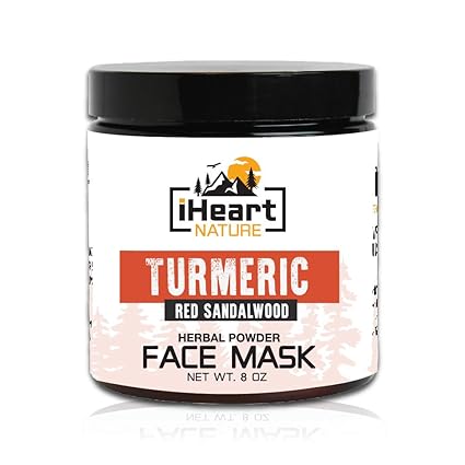 Turmeric Face Mask Diy Powder With Organic Fenugreek Red Sandalwood Clears Pores Brightens Skin Anti Aging Natural Herbal Cleansing Ayurvedic Mud