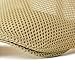 VOBOOM Men Breathable Mesh Summer Hat Adjustable Newsboy Beret Ivy Cabbie Flat Cap (Khaki)