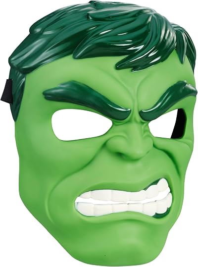 Marvel Hulk Roleplay Mask Kids Toy Green Avengers Shield Approved