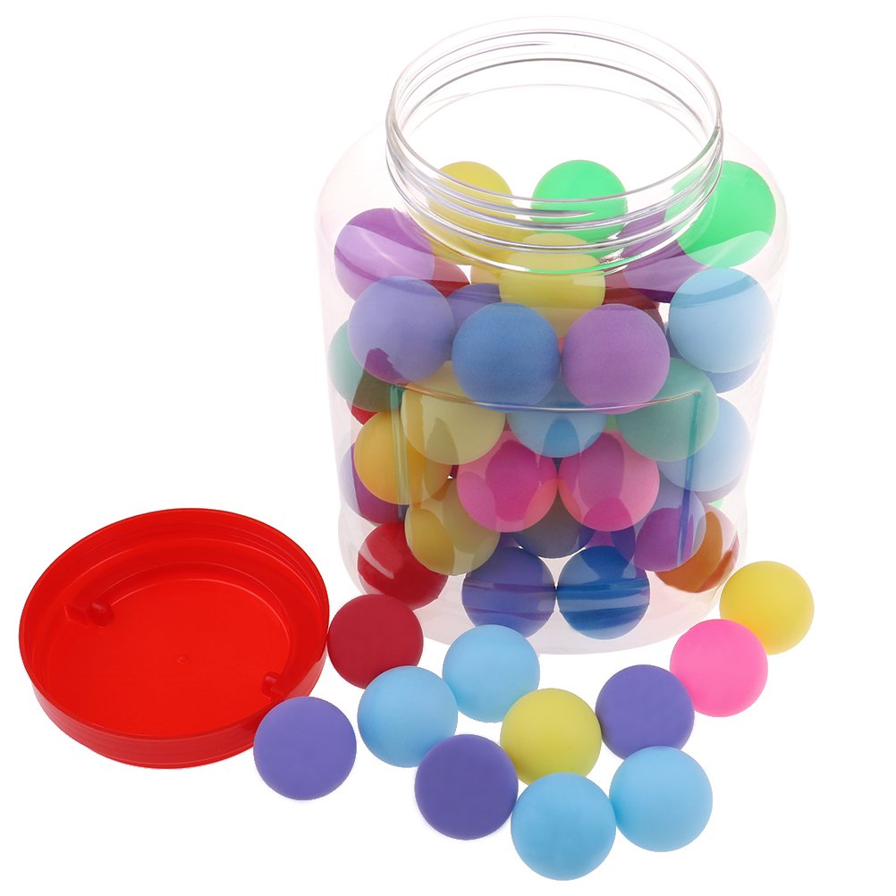 D-Xam 6, 27 Or 50 Pack Colored Ping Pong Balls 40mm Table Tennis Ball, Plastic Ping Pong Balls For Games, Arts, Pong Balls For Party, Pet Toys