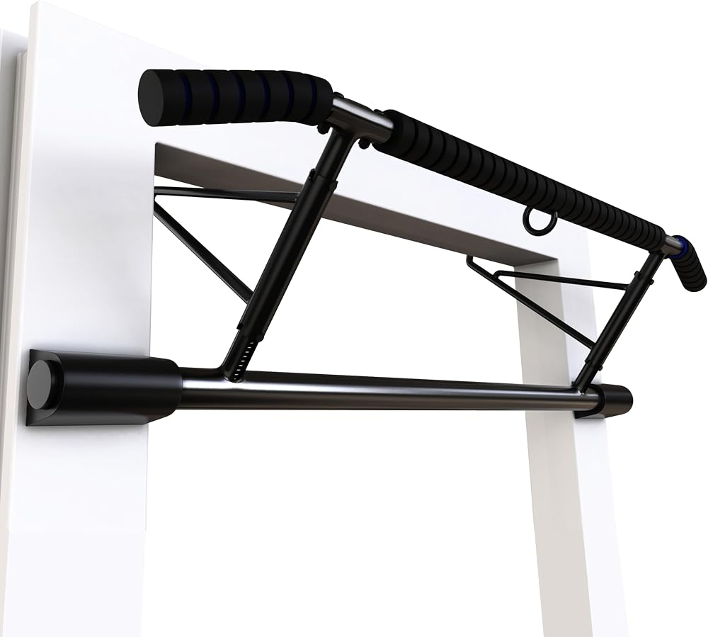 Vivo Technologies Door Frame Pull Up Bar 70-92cm 12-21cm Depth No Drill Foldable
