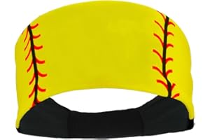 MadSportsStuff Softball Headband for Girls with Jersey Number (Numbers 00-39)