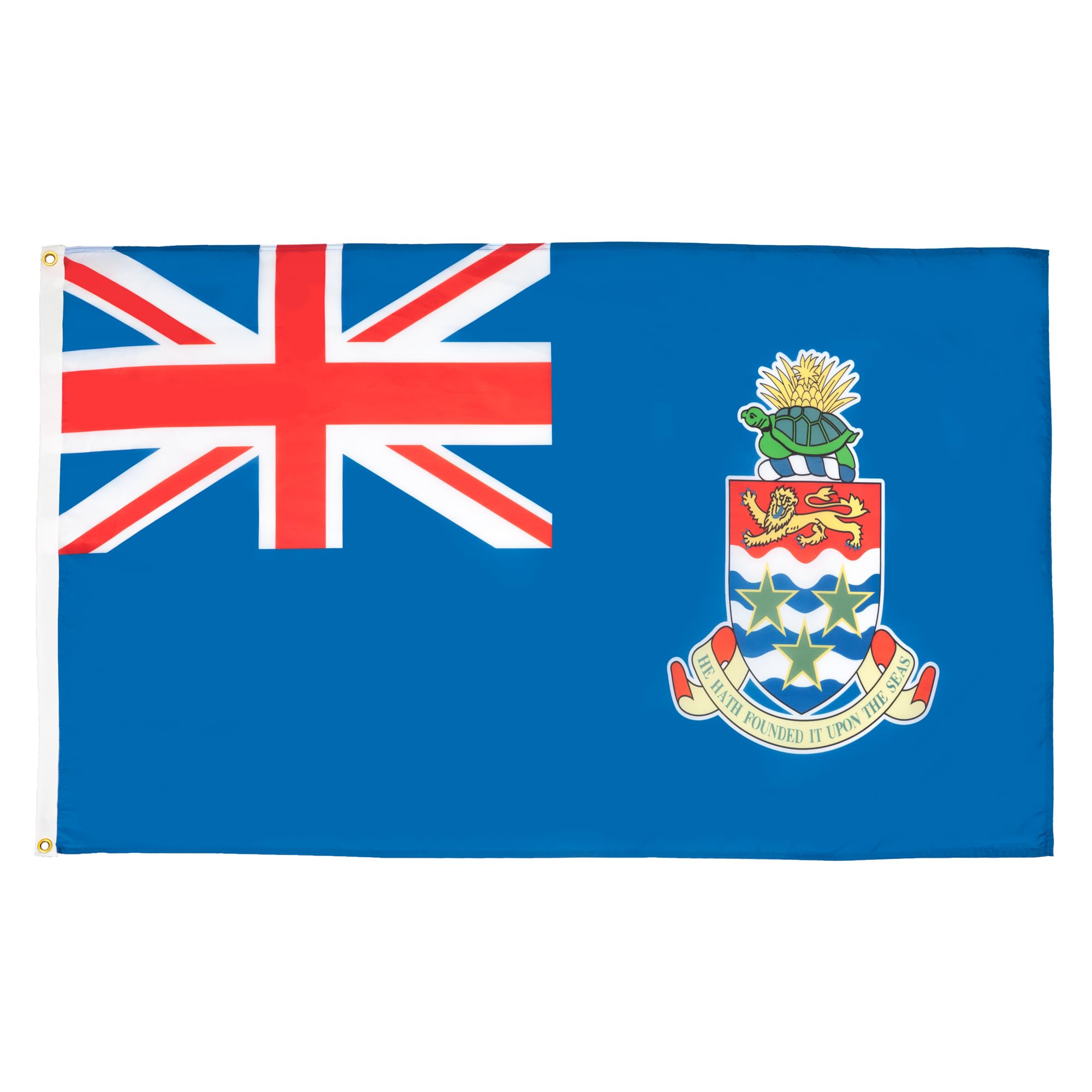 AZ FLAG - Cayman Islands Flag - 3x5 Ft - 100D Polyester Caymanian Banner with Two Metal Grommets - Fade Resistant - Vivid Colors - 3' x 5' Feet - 150x90 Cm — image 1