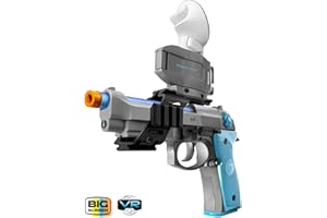 WonderFitter M9 VR Pistol Controller for Meta Quest 2/3/3S SteamVR HTC Vive PICO Realistic Shooting Simulator with Recoil Trigger Pull Detachable Magazine FPS Gun Accessory for Pavlov Onward Half-Life