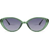 SOJOS Women's Retro Cat Eye Sunglasses Polarized TR90 Ultra-Lightweight, Oval Vintage Shades UV400 Protection