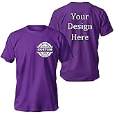Custom t Shirts Design Your Own for Men Women Personalized t Shirts Add Your Logo/Photo/Text Customized t Shirts