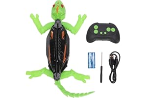 Fauitay Wall Climbing Lizard, Wall Crawler Robot Gecko,2.4G Wireless Crawler Robot Toy Remote Control Vacuum Suction STEM Edu
