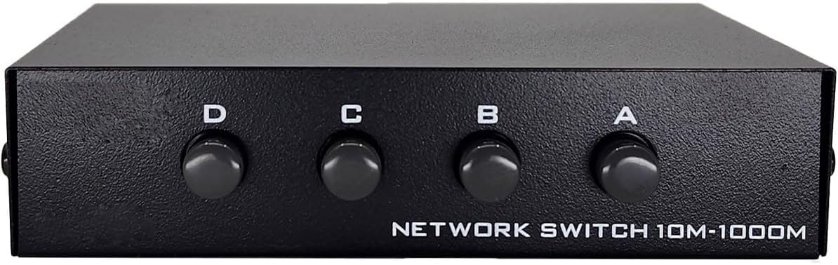 Mua Toptekits 4 Port Way 8P8C RJ45 Network Ethernet Manual ABCD Sharing ...