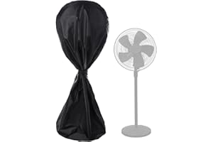 EPICOVER Fan cover 30''D x 57''H, Pedestal Fan Cover Full Protection, 420D Oxford Cloth Waterproof Fan Dust Cover, Standing Floor Fan Protector Cover With Drawstring for Indoor & Outdoor