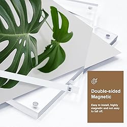Egofine 8x10 Acrylic Frames 6 Pack, 20mm Thicker