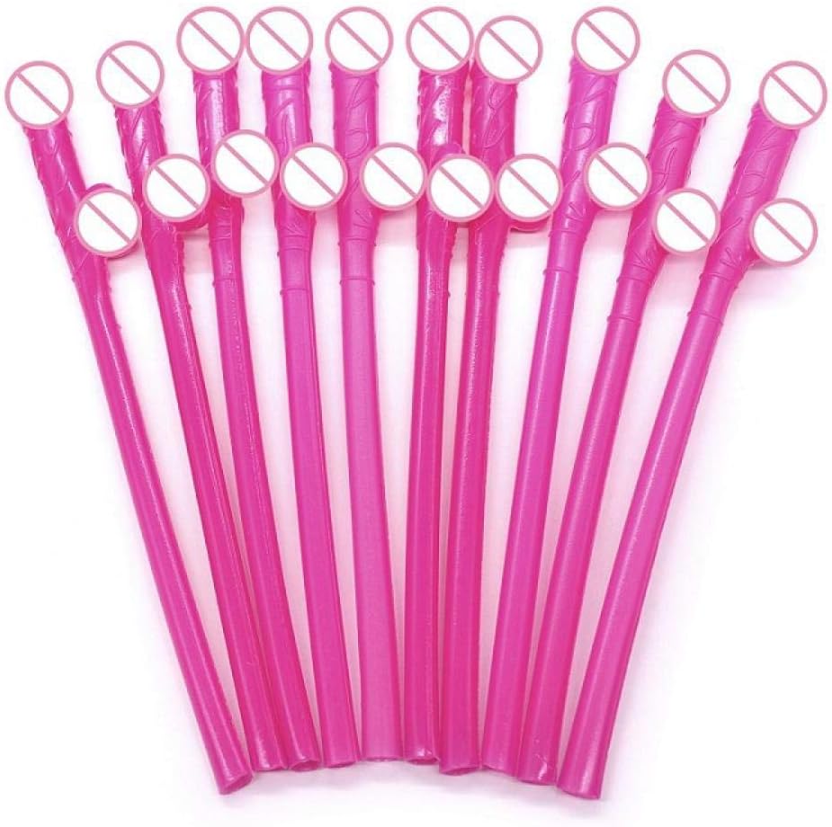 10Pcs Willy Straws Bride Shower Sexy Hen Night Willy Drinking Penis