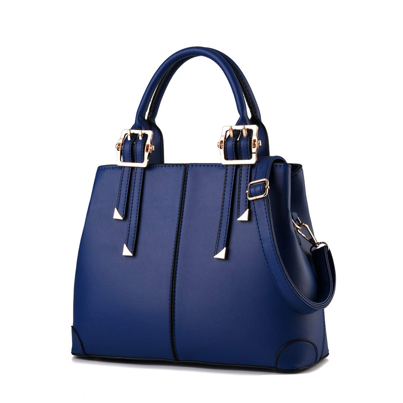 NICOLE&DORIS Women handbag fashion style handbag casual shoulder bag cross-body work bag purse for ladies Navy blue