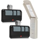 for liftmaster Chamberlain Universal Garage Door Opener Keypad Remote | 893MAX 893LM 373LM 971LM 877MAX 877LM G940EV-P2 CMXZDCG440 878MAX Work with Yellow Purple Red Orange Green Learn Button