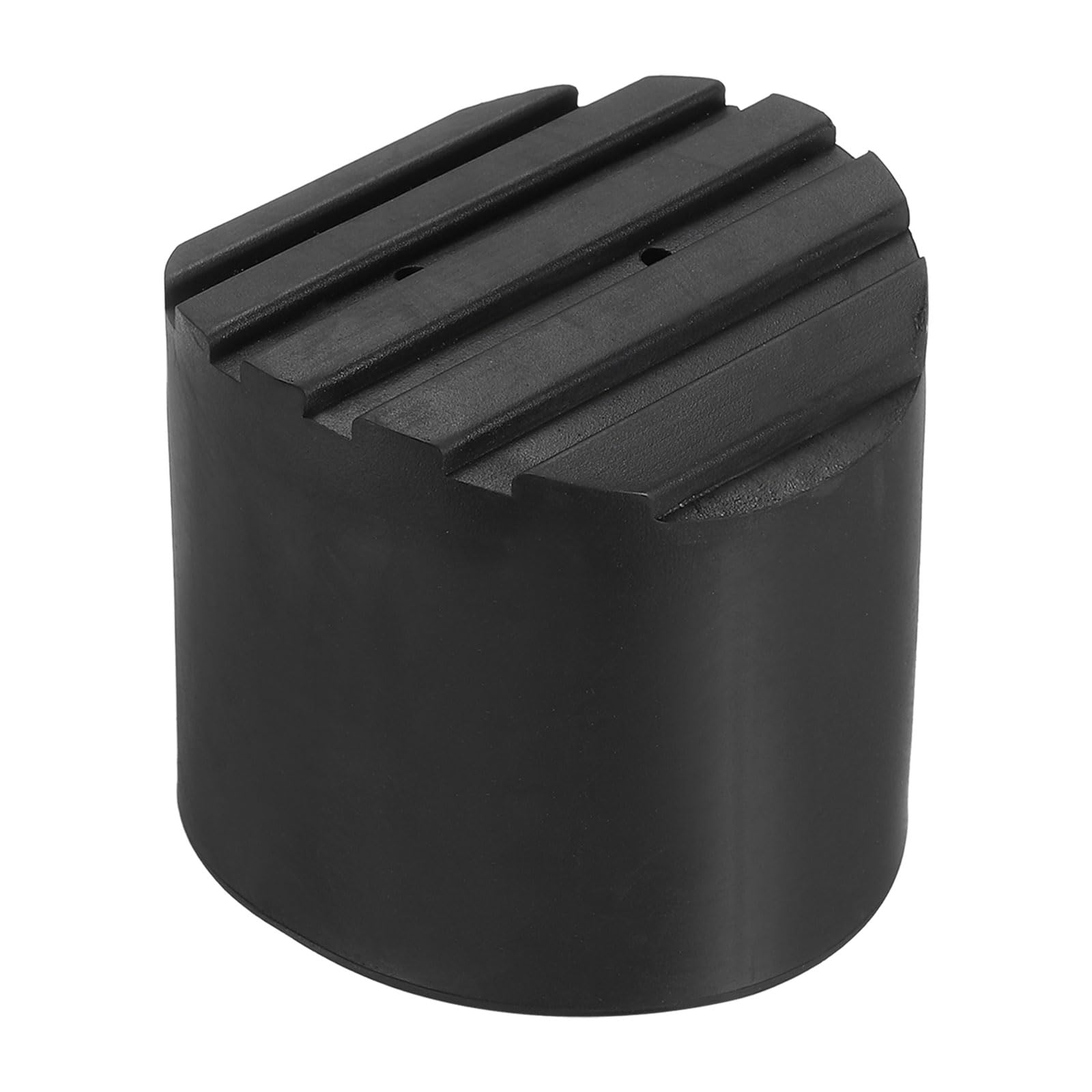 PATIKIL Ladder Non Slip Feet 2.4"/60mm, 1Pcs Rubber Round Foot Protective Mat Cushion Replacement for Telescopic Folding Extension Ladder Protection, Black