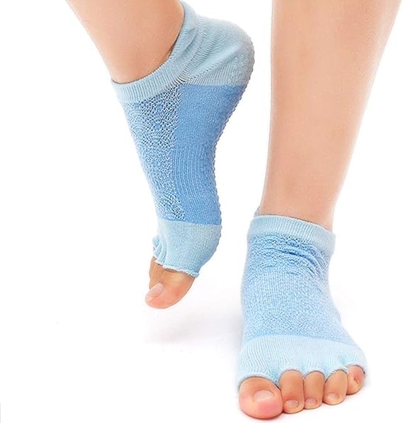 Chenguojian 2 Coppie di Yoga Pilates Calze Calze Senza Punta Barre Calze Pilates calzino Fitness Chenguojian 2 Coppie di Yoga Pilates Calze Calze Senza Punta Barre Calze Pilates calzino Fitness