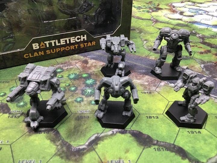 Catalyst Game Labs BattleTech Mini Force Pack Clan Support Star