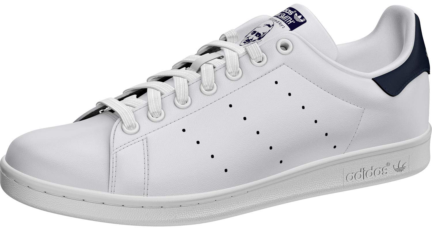 adidas Unisex Stan Smith Trainers, White Running White New Navy, 7 UK