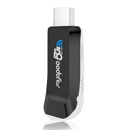 Miracast Dongle, FIYAPOO 5G Wireless WiFi Display Dongle 1080P Airplay Dongle Wireless HDMI Dongle Adattatore per iPhone iPad