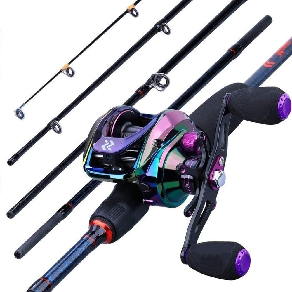 Amazon Co Jp 鋳造棒組み合わせ5部のカーボンロッドと9 1bbベイトリール ワイヤ餌アクセサリーバッグとの完全なパッケージ Spool Right 1 8 ホーム キッチン