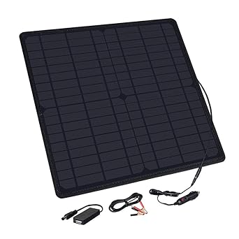 YUANFENGPOWER Cargador solar para coche, 20 W, 18 V, panel ...