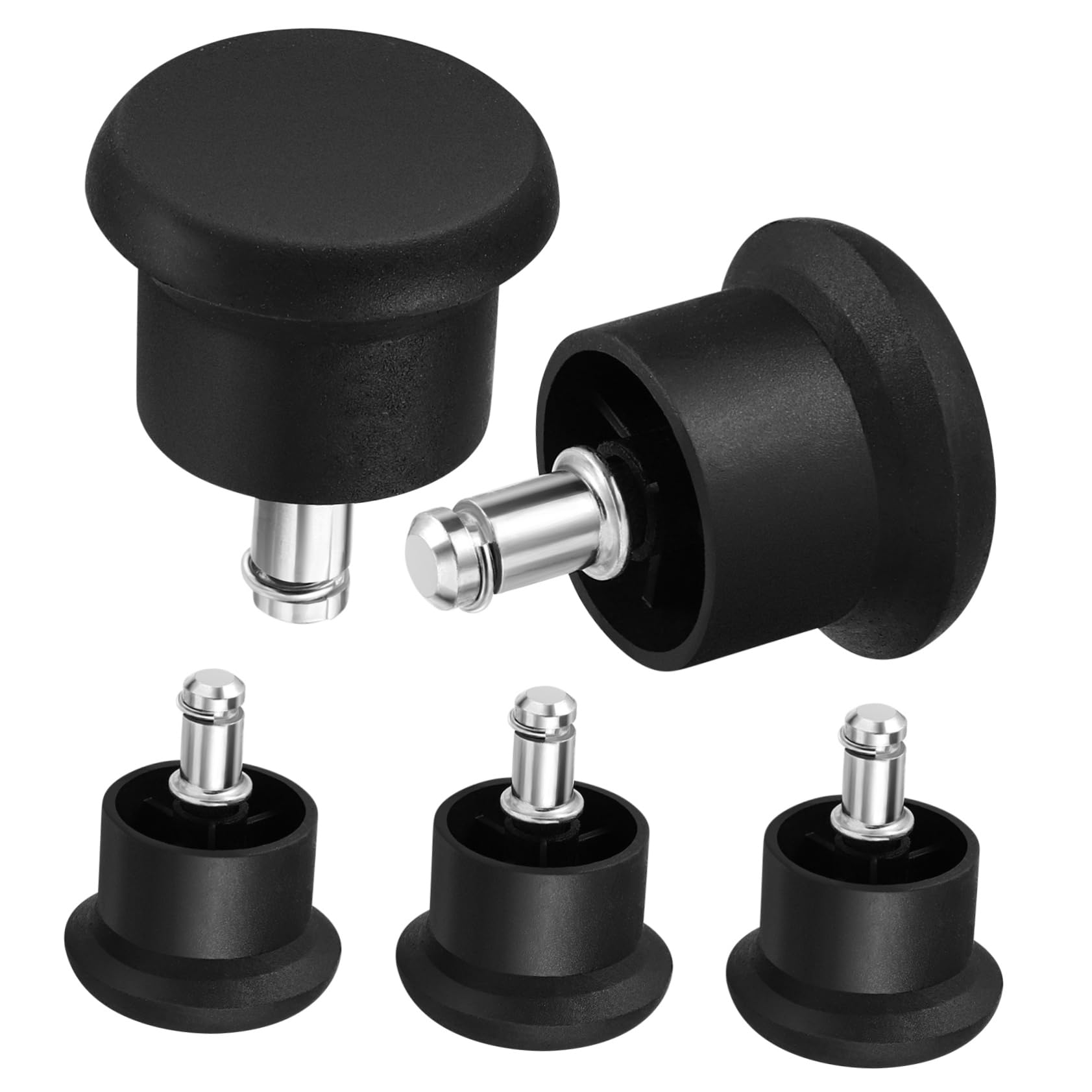 VICASKY 5pcs Bell Glide Castors Replacement for Office Chair Wheel Stopper Furniture Floor Gliders