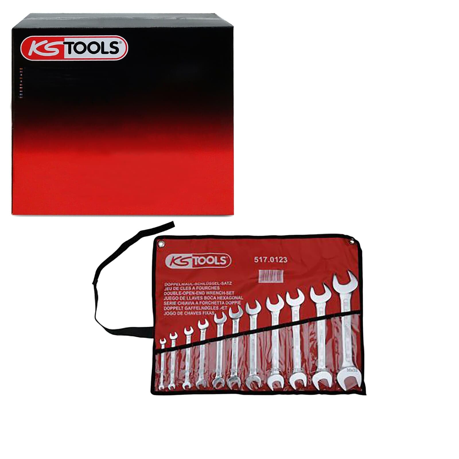 KS Tools 517.0123 6-32mm Classic Double OE Spanner Set (11 Pieces)