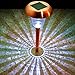 8pcs-Pack White/Blue Dual LED Copper Finish Solar Lights Outdoor Sogrand Solar Pathway Lights Solar Landscape Lighting Solar Path Lights Solar Garden Lights