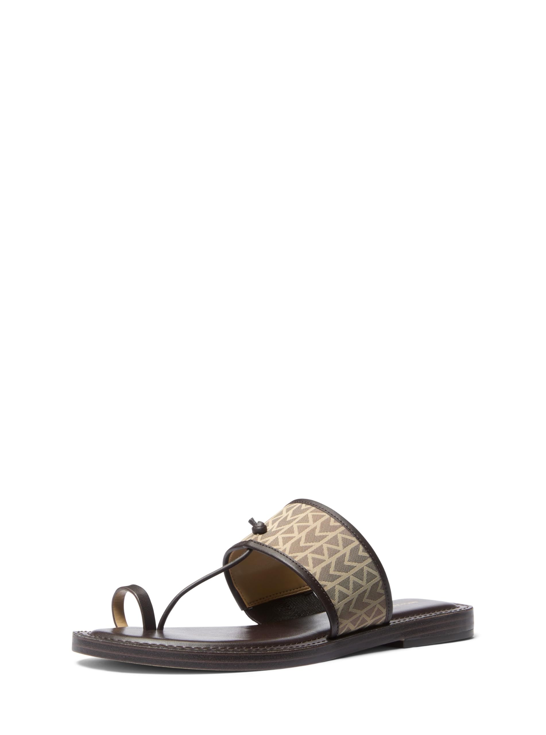 Michael Kors Women’s Ashtin Sandal, Natural, 7