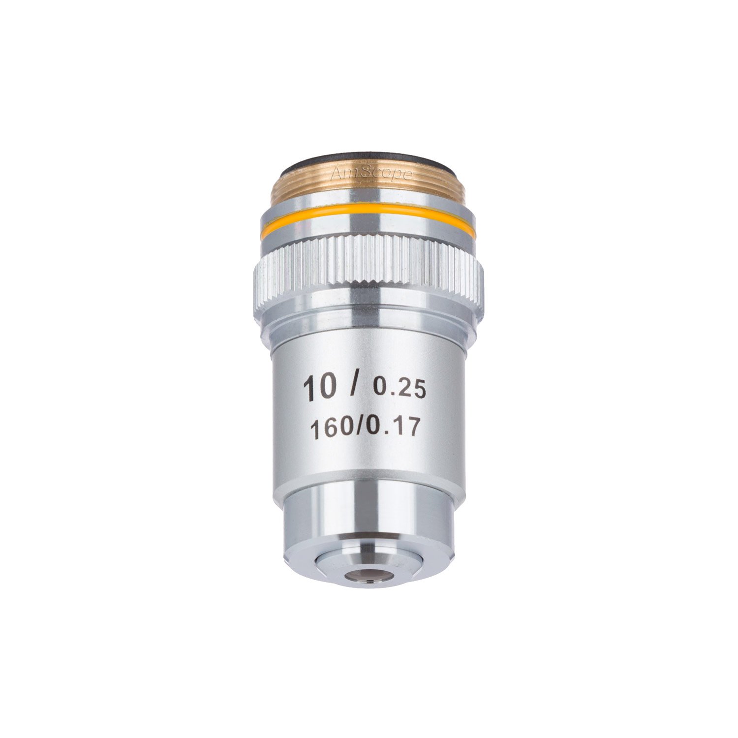 AmScope A10X-V300 10X Achromatic Microscope Objective for Compound Microscopes