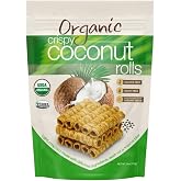 Organic Crispy Coconut Rolls, Gluten Free, Dairy Free Snack, 11oz (2Pack)