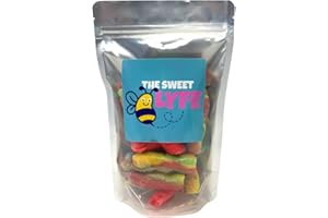 THE SWEET LYFE Freeze Dried Fruit Roll Ups 3.5 oz Bag, 7 Fruit Roll Ups in Each Bag; Crispy and Delicious Freeze Dried Candy for Snacking: Tropical Tie Dye and Strawberry Blast Flavors