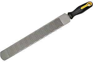 homcare 14 Inch Horseshoe File with Rubber Handle, Hoof Rasp,Farrier File Tool for Horse Goat Cow Hooves