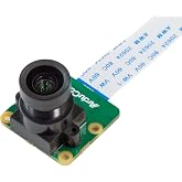 Arducam for Raspberry Pi Camera, 4K IMX415 Low Light Camera Module with M12 Lens, 15-15pin, 15-22pin Ribbon Cable Included