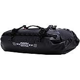 Greanthour Waterproof Duffel& Luggage Bag - Motorcycle Dry Bag Tail Saddle Bags with Roll Top Closure,Large Storage Space,for Camping, Kayaking, Fishing & Traveling(Black, 20L)