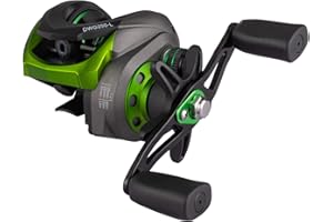 Diwa Baitcasting Reel - New Streamline and Kinetic Design Baitcaster Fishing Reel - 7.4 OZ Double Shielded 10+1 BB - 8 Magnet