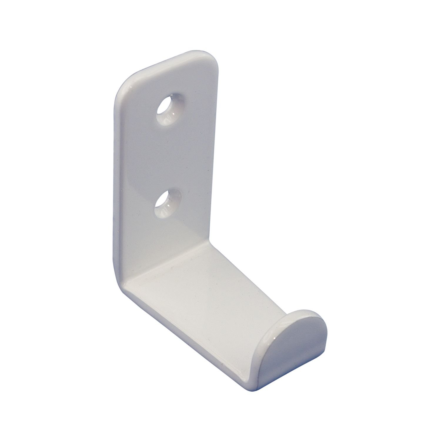MRLION Coat Hook Width 25 mm, Height 54 mm, Steel White