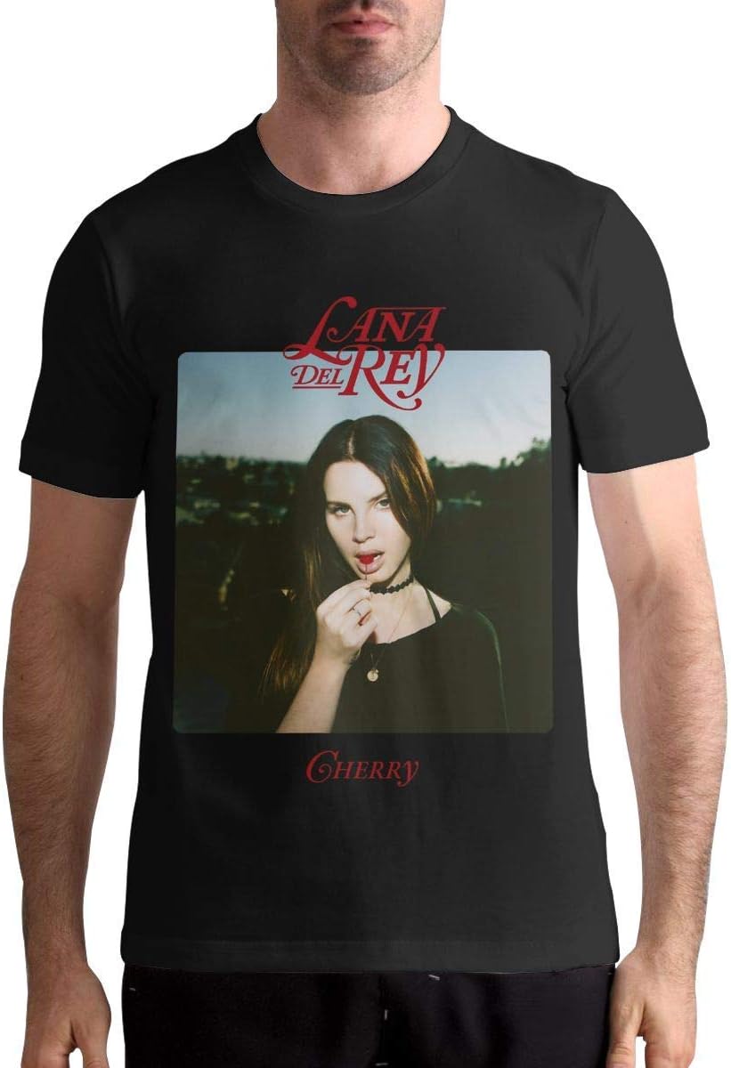 Freeman Lana Del Rey T Shirt Men's Short-Sleeved Shirt Round Neck Cotton Tees