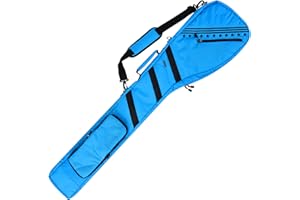 Big Teeth Golf Sunday Bag, Small Golf Bag Lightweight, Par 3 Golf Bag for A Few Clubs Driving Range, Practice with Carry Shoulder Strap Foldable Multi-Colour