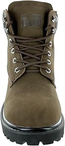 rugged blue work boots