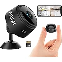 Spy Camera - 1080p Mini Hidden Camera with Audio Live Feed WiFi - Portable Night Vision and Motion Detection Wireless…