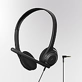 EPOS C1 Professional Headset with 3.5mm Plug - Supreme Comfort, Advanced Noise-Canceling Mic, Crystal-Clear Audio, Lightweight Fit, Ideal for Long Use, Fully Chromebook Certified, Wired On-Ear