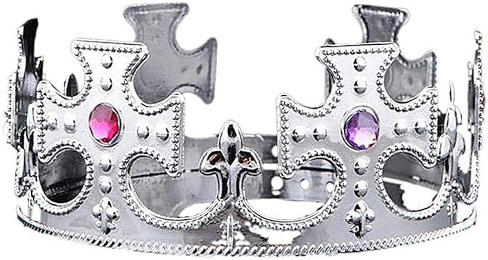 Ouken RolePlay Crown DressUp Tiaras and Crowns Royal King Crowns