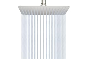 SR SUN RISE Luxury 12 Inch Large Square Stainless Steel Shower Head High Pressure Rainfall Showerhead Ultra Thin Water Saving Polished Chrome