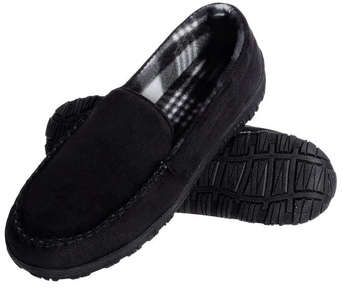 mens memory foam slippers amazon