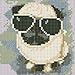 Adarl 5D DIY Full Diamond Painting Rhinestone Pictures of Crystals Embroidery Kits Arts, Crafts & Sewing Cross Stitch (Dog 2)