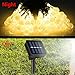 Longer 50LED/30.7ft Solar String Lights, Hallomall Solar LED String Lights, Waterproof Starry String Lights Ambiance Lighting For Gardens, Homes, Christmas Party Tree